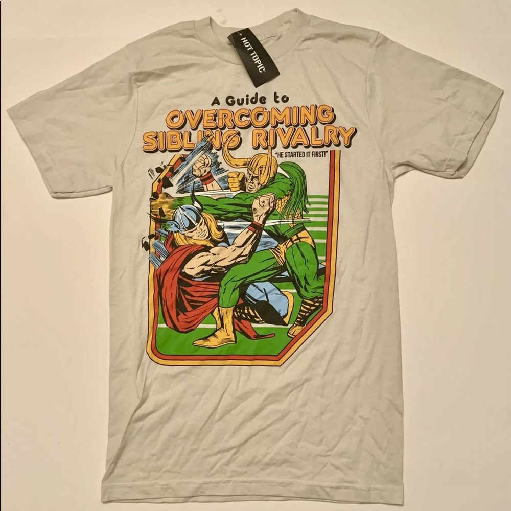 Marvel Loki vs. Thor Sibling Rivalry Retro Shirt!